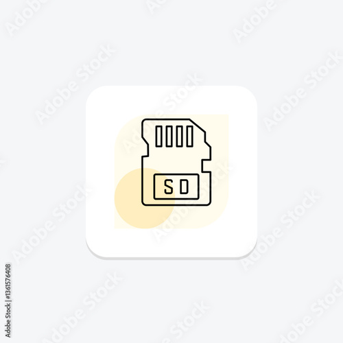 Sd Card, vector, pixel perfect, illustrator file