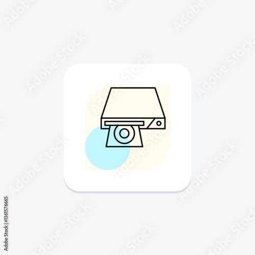 Dvd Player, vector, pixel perfect, illustrator file