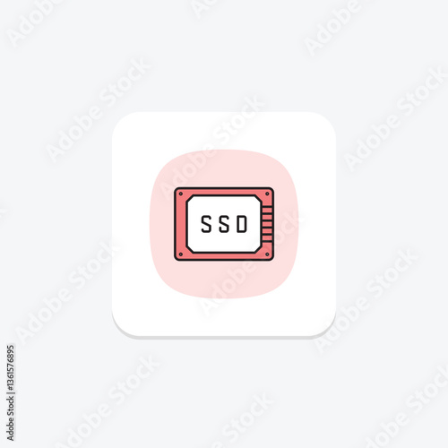 External Ssd, vector, pixel perfect, illustrator file