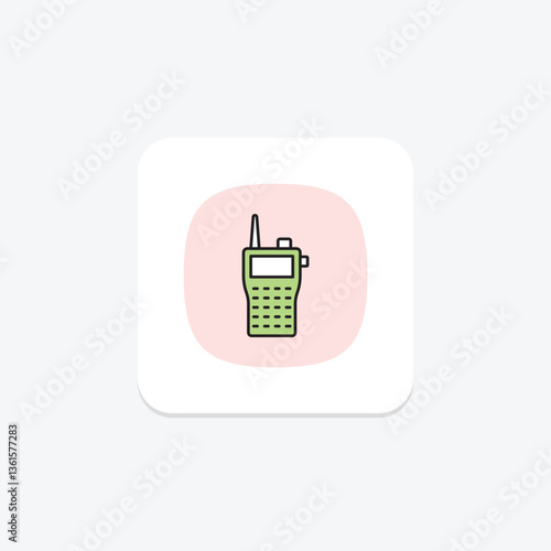 Walkie Talkie, vector, pixel perfect, illustrator file