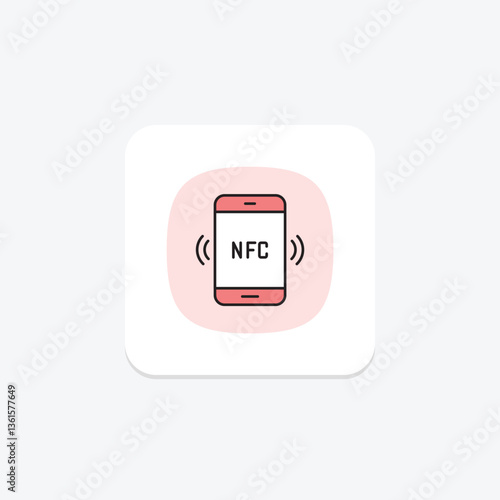 Nfc Tag, vector, pixel perfect, illustrator file