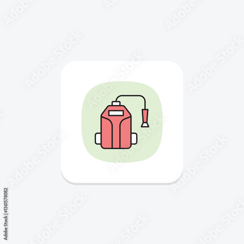 Electric Pressure Washer, vector, pixel perfect, illustrator file