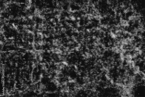 Halftone Screen Texture with perfect circles. Eroded texture background, made from scan of charcoal rubbing