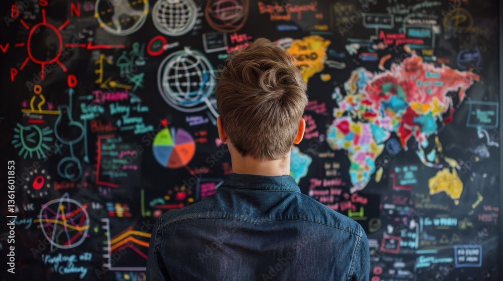 Obraz premium Behavioral Economics: A field exploring how psychological factors shape economic decisions, often used to guide strategic business planning and improve decision-making. 