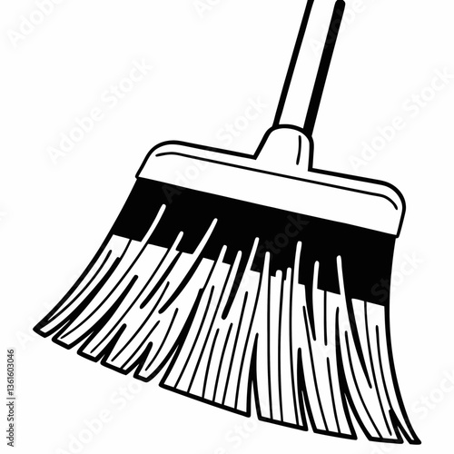 broom and dustpan
