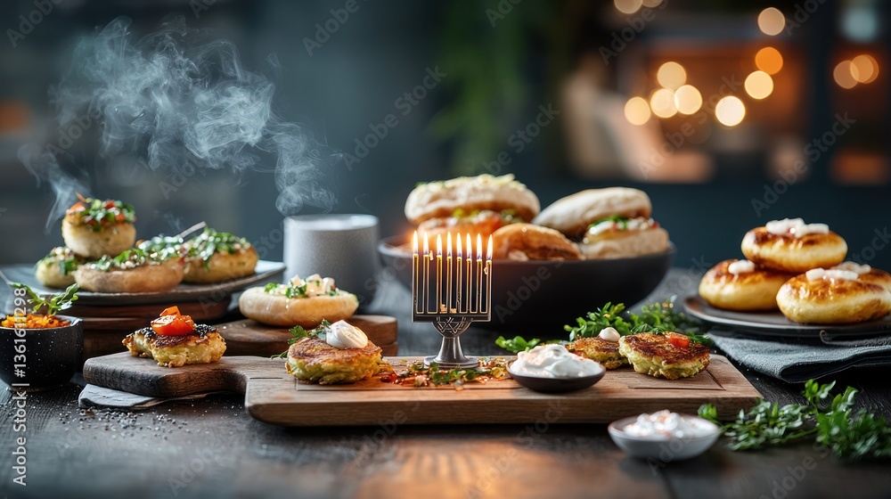 Assorted appetizers, hot and ready Assorted appetizers, hot and ready