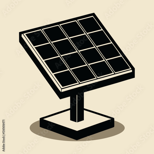 vector illustration of a lamp
