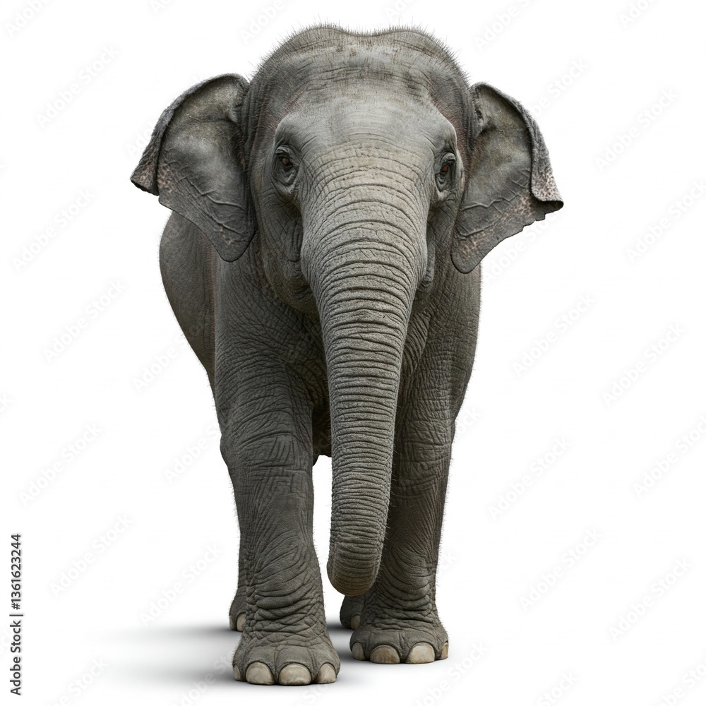 Fototapeta premium Elephant front view