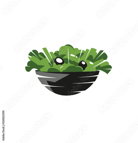 green salad in a bowl