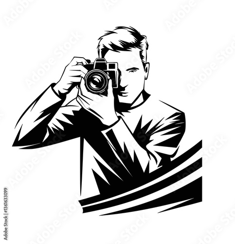 man with camera