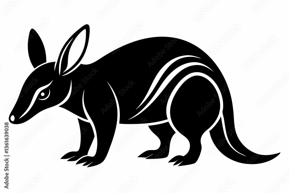 aardvark line art vector illustration aardvark line art vector illustration