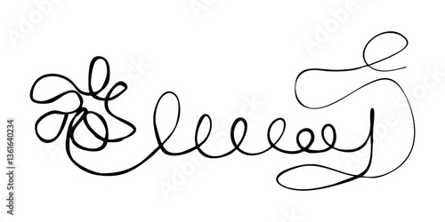 Hand drawn summer Signature isolated transparent background. Elegant ink texture swirl twirl Signature template design. Autograph vector illustration. EPS 10