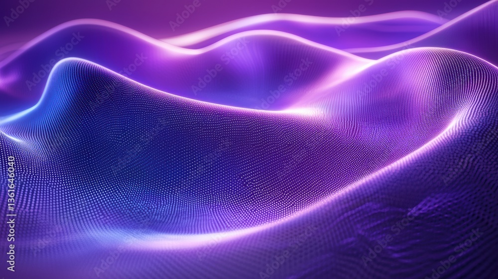 Abstract Purple Digital Landscape Abstract Purple Digital Landscape