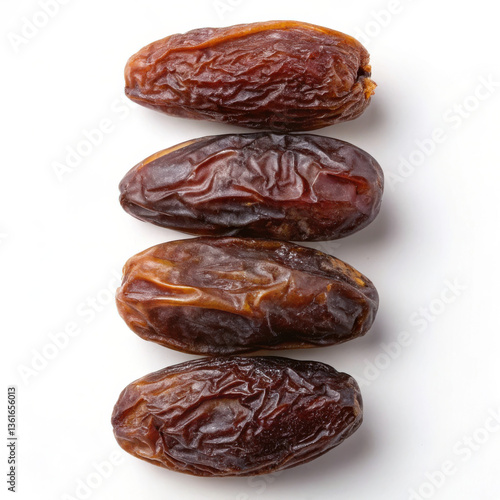 Wallpaper Mural Dried brown dates, a sweet and healthy tropical fruit isolated on white Torontodigital.ca