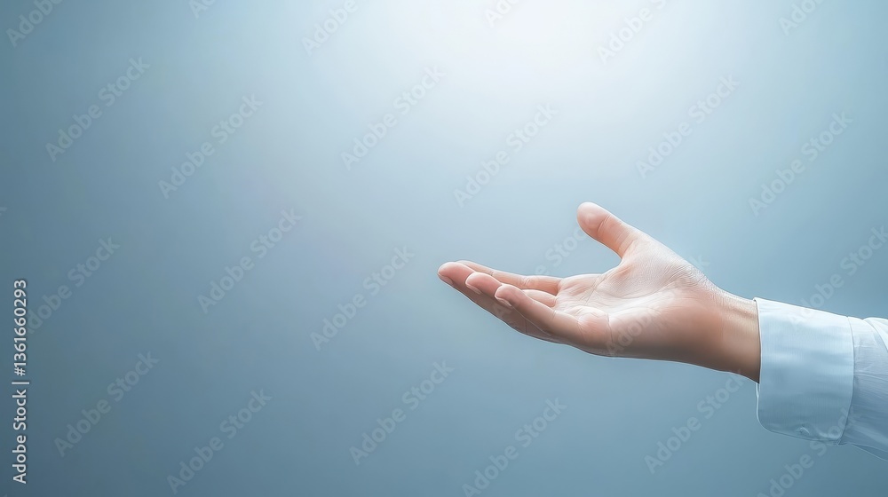 Hand reaching for light, a symbol of hope, inspiration, and new beginnings Hand reaching for light, a symbol of hope, inspiration, and new beginnings