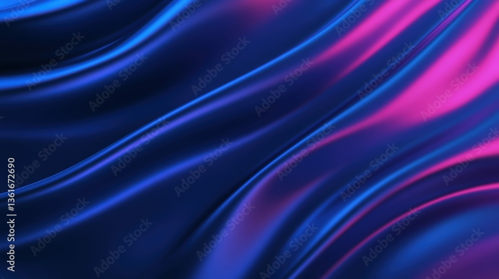 Obraz premium abstract background with gradient transitioning from deep blue to black rich tones smooth texture modern and minimalistic design stock minimalistic photo