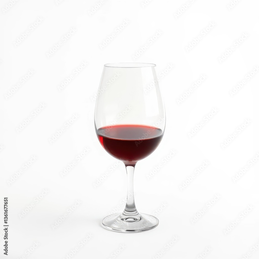 A glass of red wine against a stark white backdrop, drink photography, glass A glass of red wine against a stark white backdrop, drink photography, glass