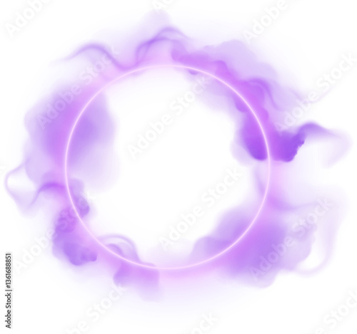 Neon Smoke Frame