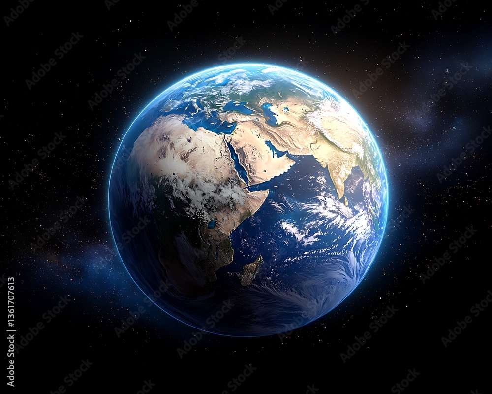 Earth with Space, Planet, and Globe. Earth with Space, Planet, and Globe.