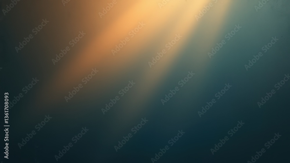 Abstract Light Rays Background - Golden and Teal Gradient Abstract Light Rays Background - Golden and Teal Gradient