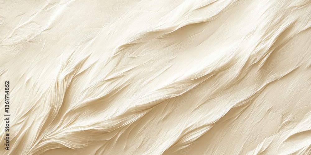 Intricate cream texture. Delicate, wavy lines create a subtle, organic pattern across the surface. A study in quiet beauty Intricate cream texture. Delicate, wavy lines create a subtle, organic pattern across the surface. A study in quiet beauty