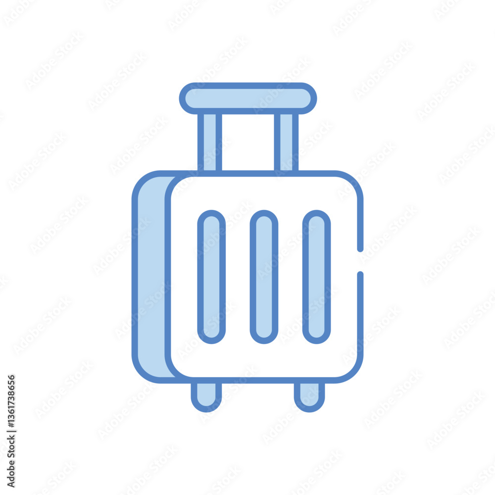 Suitcase vector icon stock illustration Suitcase vector icon stock illustration