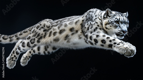 The snow leopard is like a calm king, the royal calm of the snow leopard, the rest of the snow leopard in a royal aura, the silence of the snow leopard in royal dignity, the royalty of the leopard