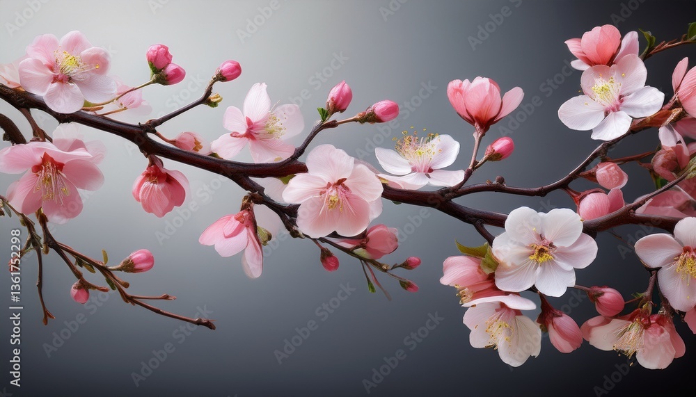 Fototapeta premium Sakura flower as wallpaper or background 
