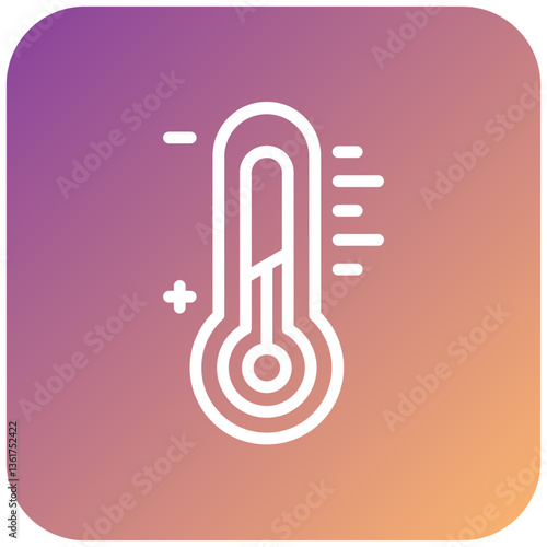 Vector Design Thermometer Icon Style