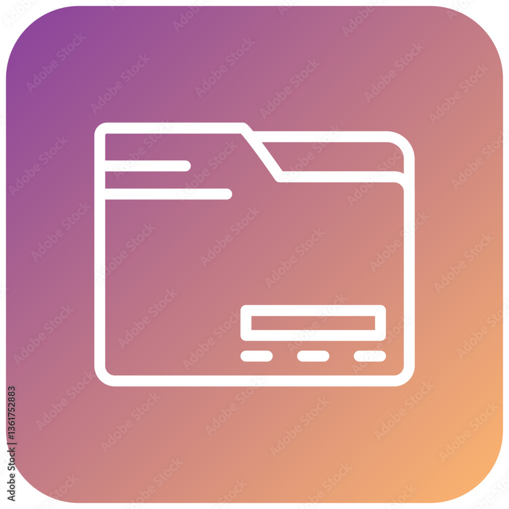 Vector Design Folder Icon Style Vector Design Folder Icon Style