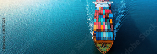 Cargo ship Sea Transport Logistic Container freight