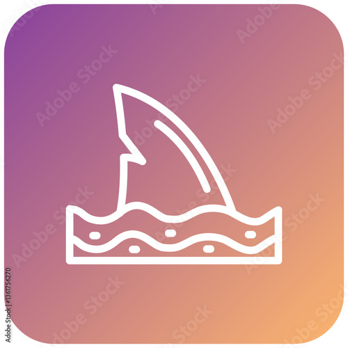 Vector Design Fins Icon Style