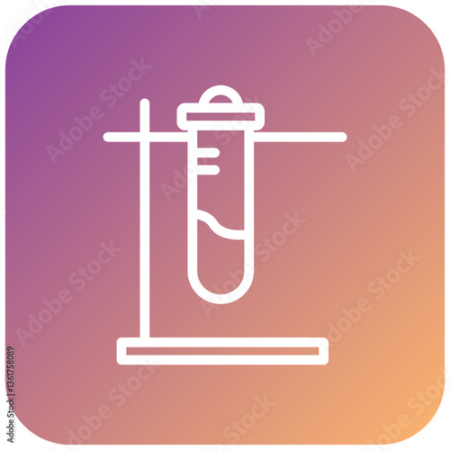 Test Tube Stand Icon Style