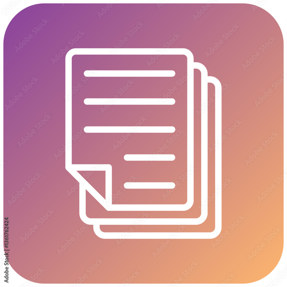 Paper Icon Style Paper Icon Style