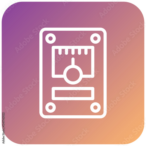 Voltmeter Icon Style