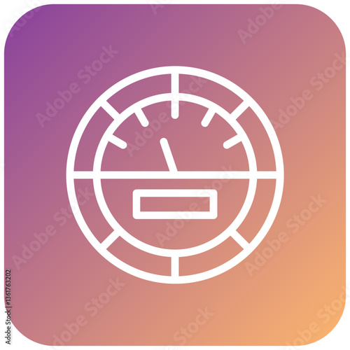 Tachometer Icon Style