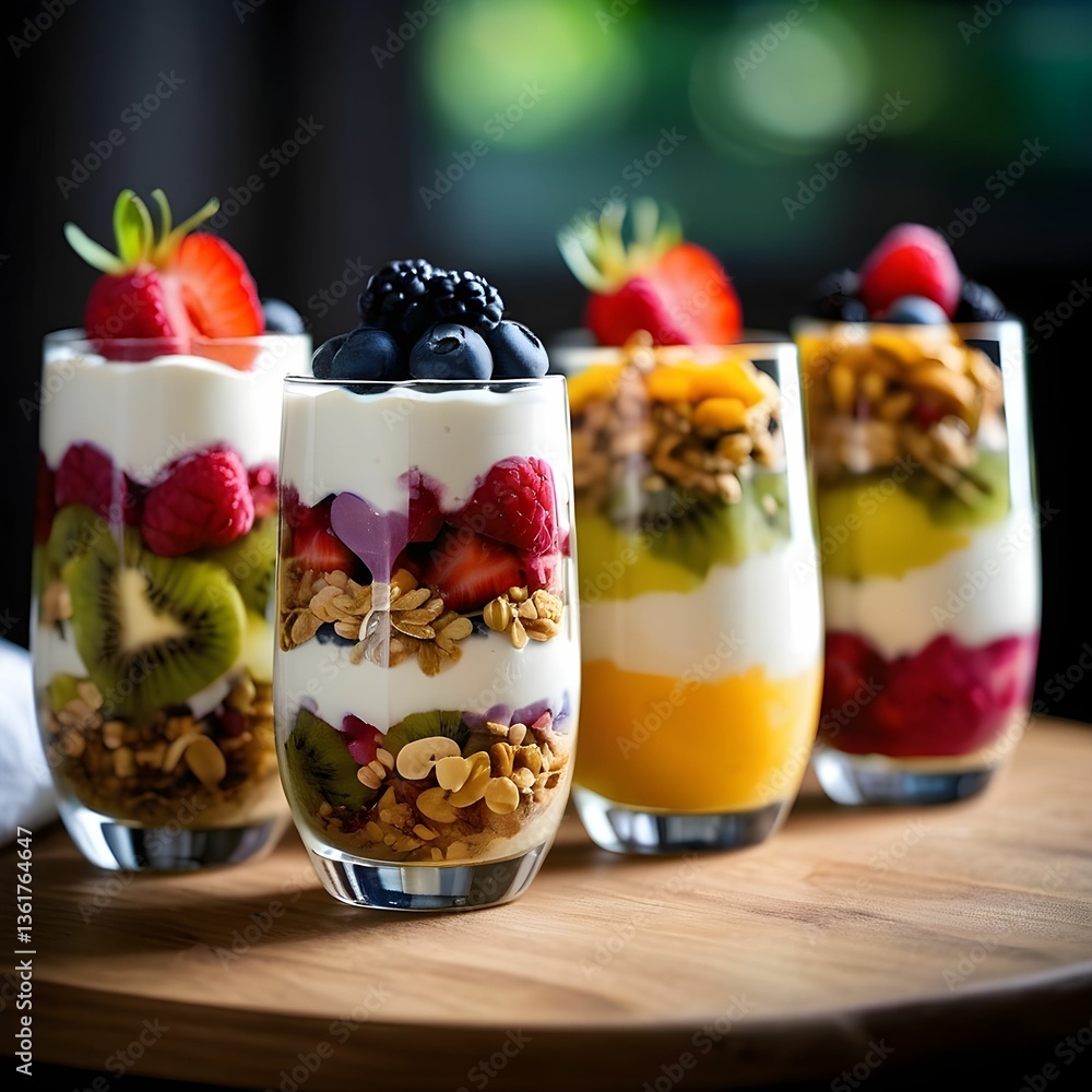 Vibrant Fruit and Yogurt Parfaits Vibrant Fruit and Yogurt Parfaits