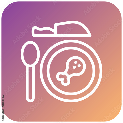 Dinner Icon Style