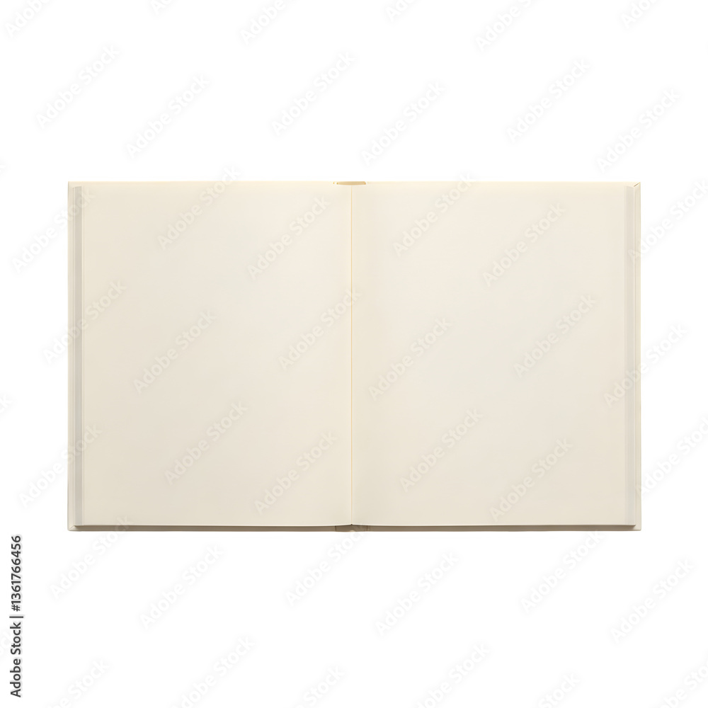 Open blank book isolated on transparent background Open blank book isolated on transparent background