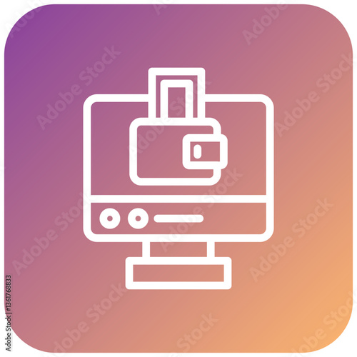 Digital Wallet Icon Style