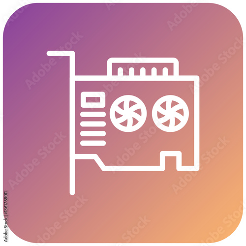 Vga Card Icon Style
