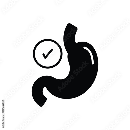 Stomach Vector icon