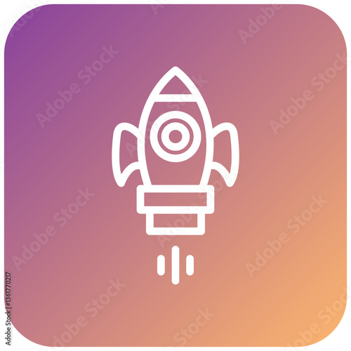 Space Booster Icon Style