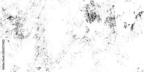Vector old grunge wall black and white dust, Distressed vector damage wall grunge black sketch texture,dirt overlay or screen effect use for grunge background vintage.white dust overlay textured
