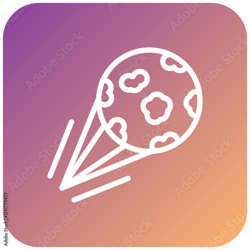 Meteorites Icon Style