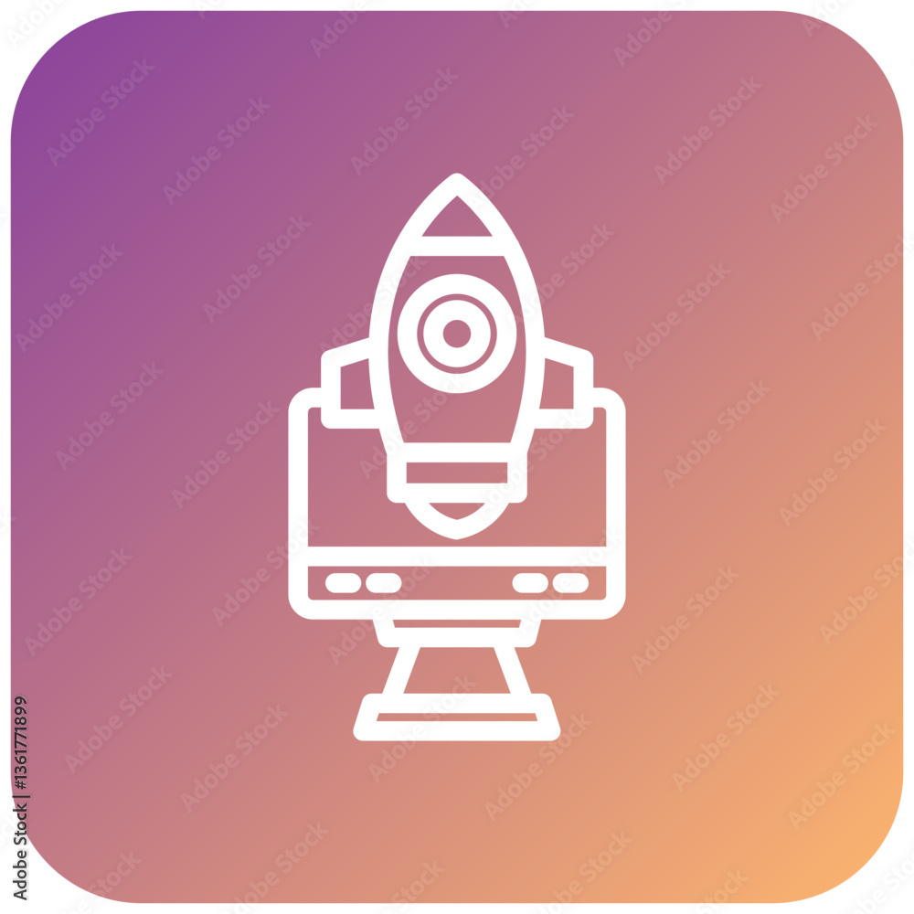 Project Launch Icon Style