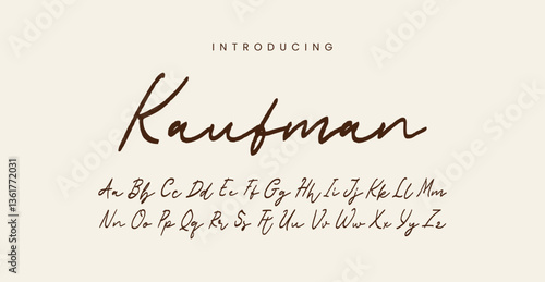 Kaufman - Authentic Handwritten Font
