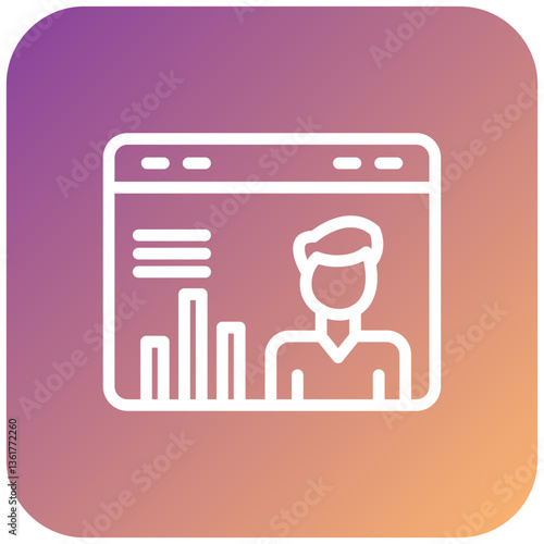 Page Visitors Icon Style