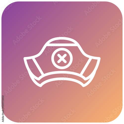 Pirate Cap Icon Style