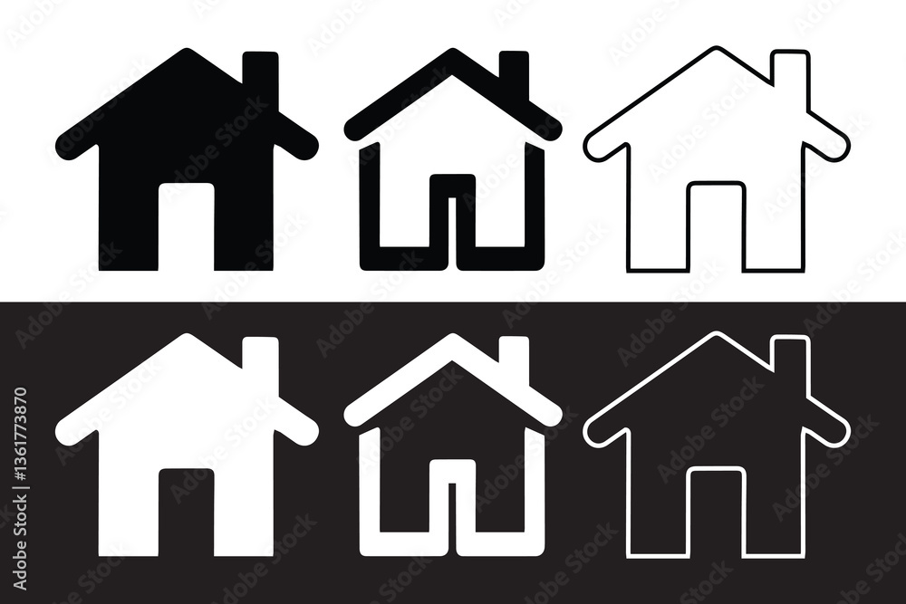 house icon set house icon set